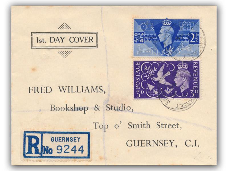 1946 Victory, Guernsey CDS, Fred Williams Bookshop