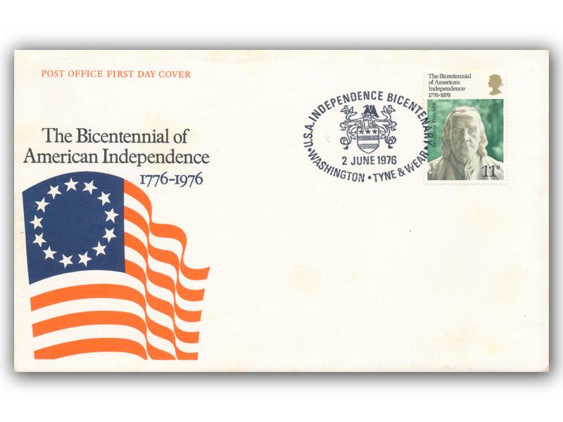 1976 USA Bicentenary, Washington postmark