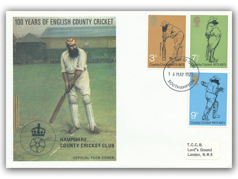 1973 Cricket TCCB Hampshire