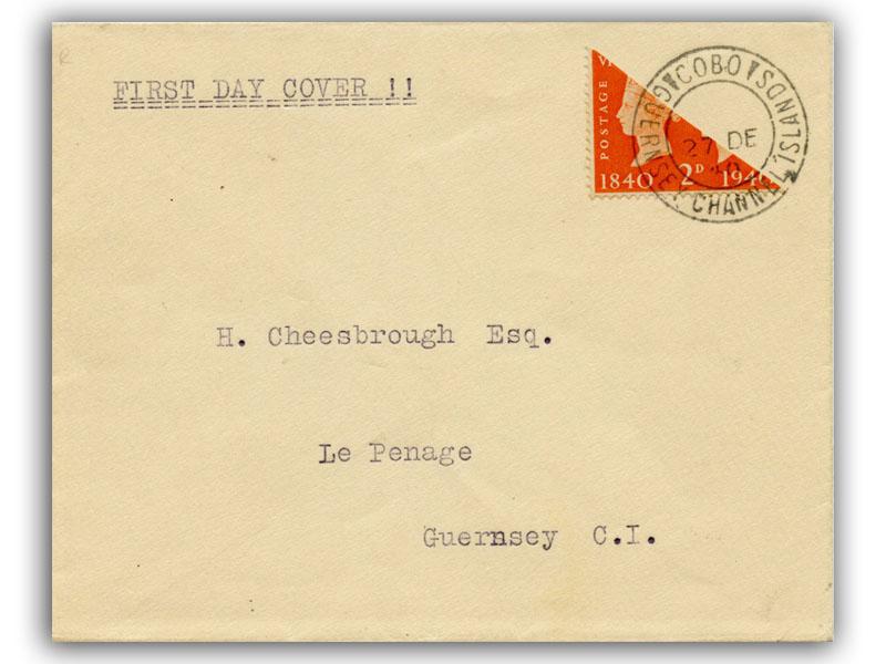 1940 Guernsey Bisect, 2d, Guernsey CDS