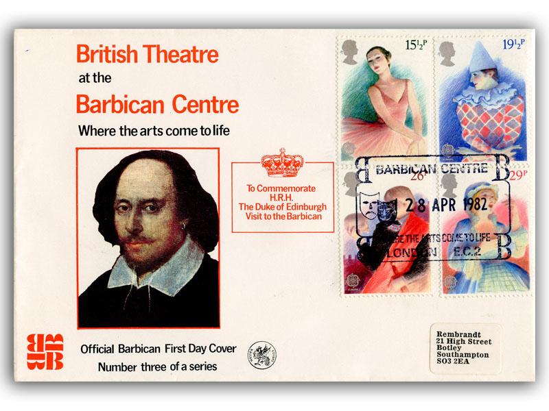 1982 Theatre, Barbican Centre official
