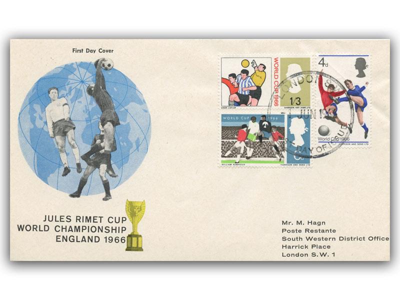 1966 World Cup, ordinary, German globe cover
