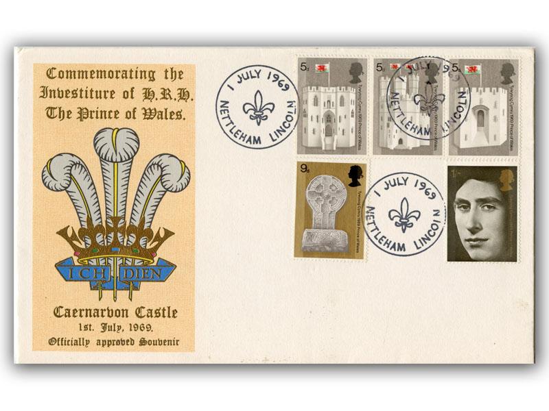 1969 Investiture, Nettleham postmark