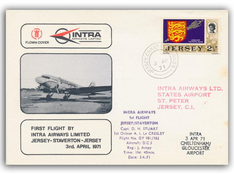 1971 Intra Airways Jersey - Staverton