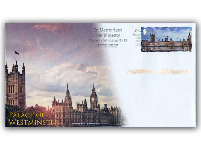 Palace of Westminster 'In Memoriam' Slogan Postmark