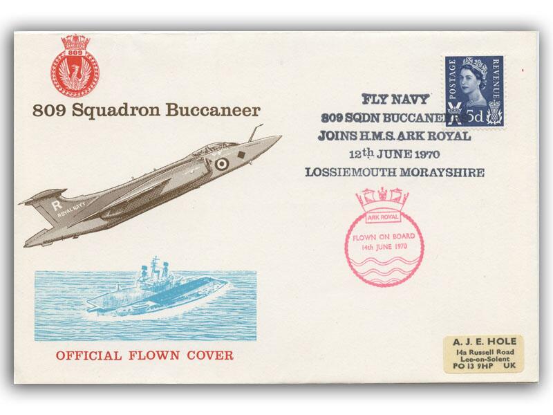 1970 HMS Ark Royal, 809 Squadron Buccaneer