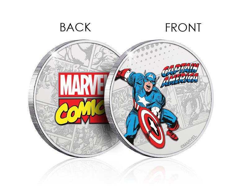 Captain America Official Marvel Medal
