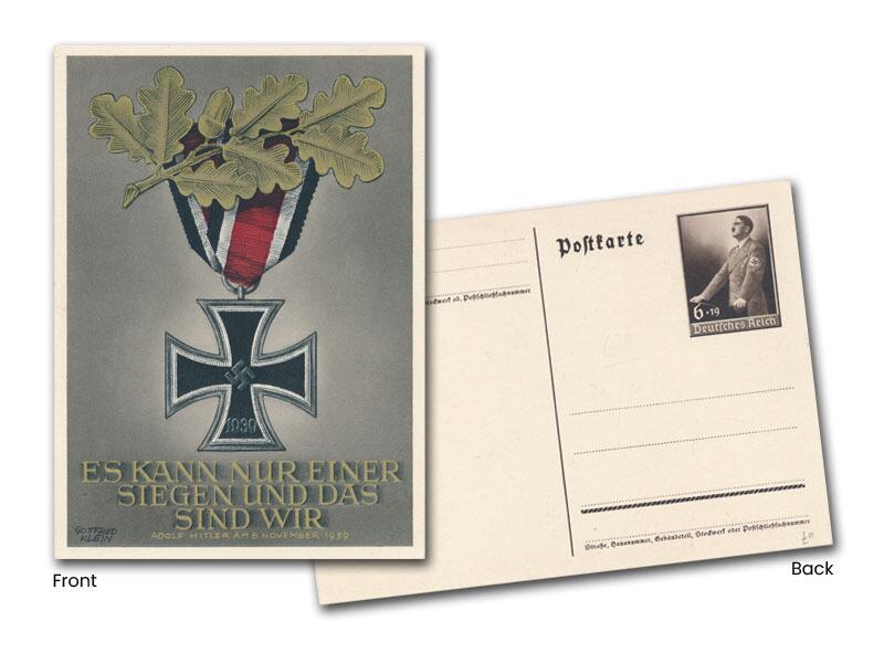 Iron Cross postcard