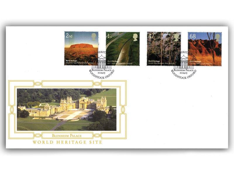 World Heritage Sites - Blenheim Palace Alternative Stamp cover