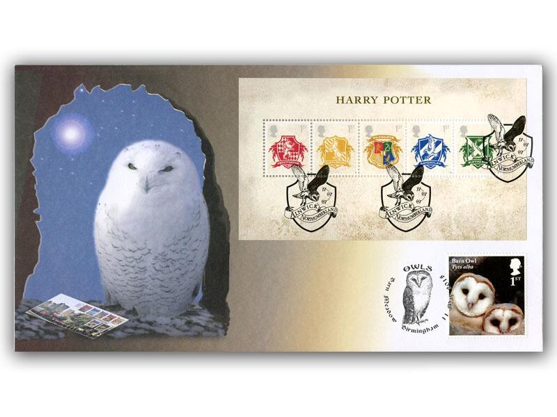Harry Potter miniature sheet, doubled
