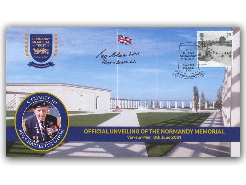 Normandy Memorial Trust, signed by Reg Charles
