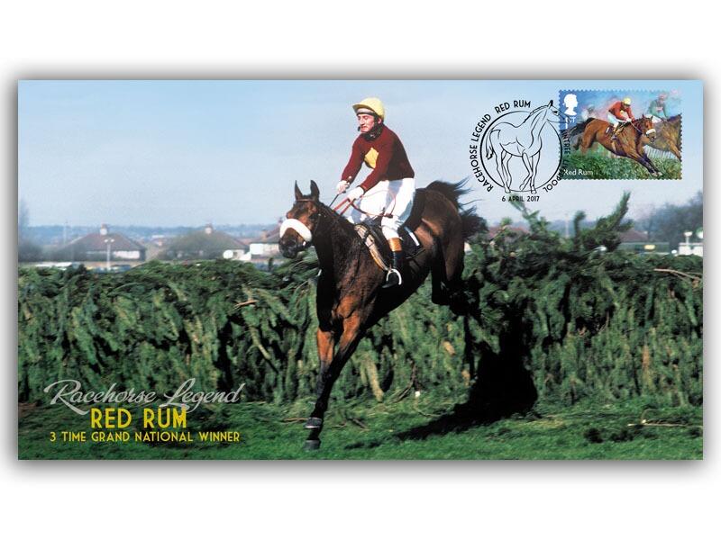 2017 Racehorse Legends, Tribute to Red Rum, single stamp