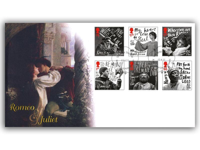 Shakespeare Romeo & Juliet Stamp Cover