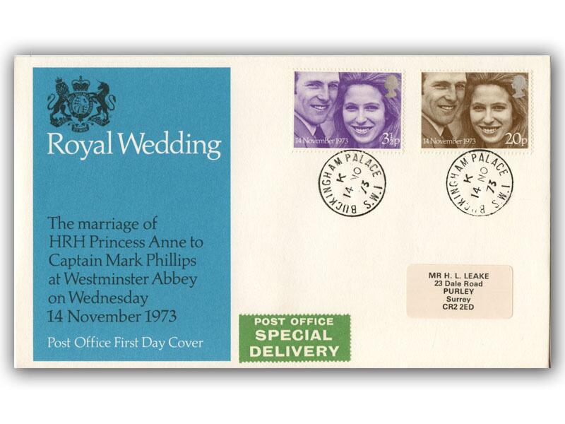 1973 Royal Wedding, Buckingham Palace CDS