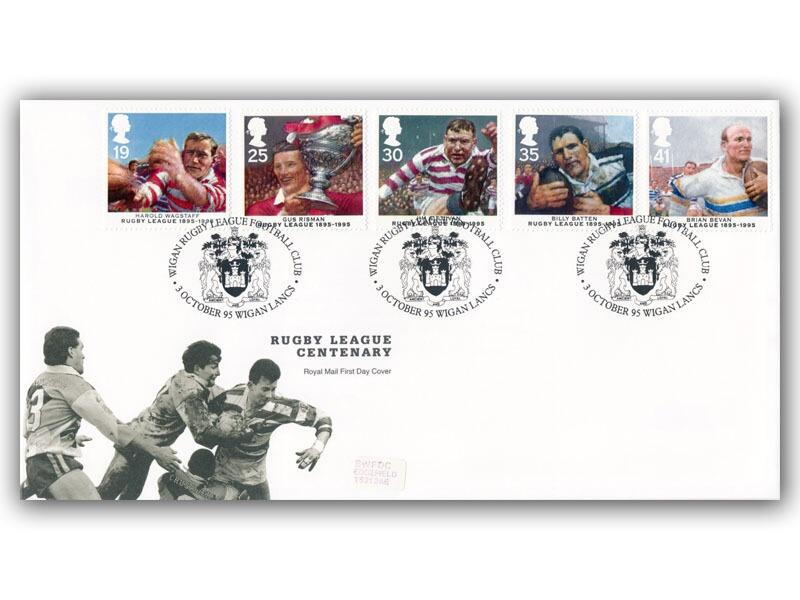 1995 Rugby League First Day Cover