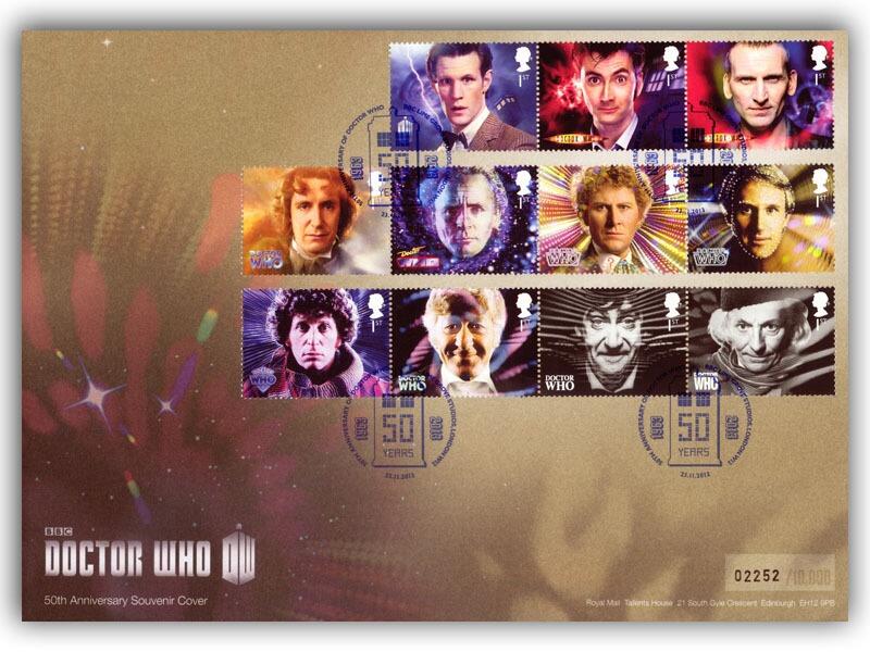 2013 Doctor Who, Royal Mail 50th Anniversary
