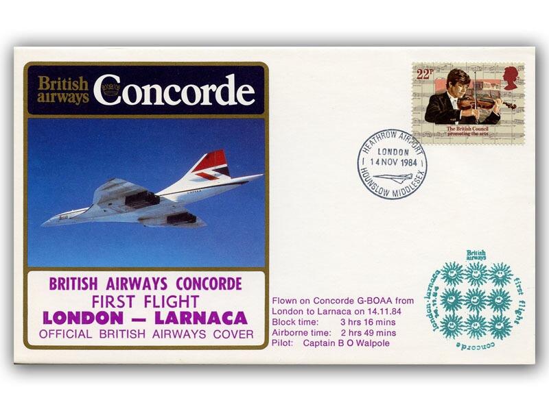 1984 London - Larnaca, Concorde