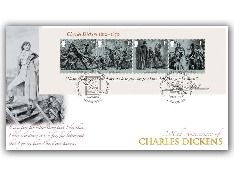 Charles Dickens Miniature Sheet Cover