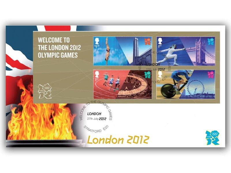 London 2012 Olympics Miniature Sheet Cover