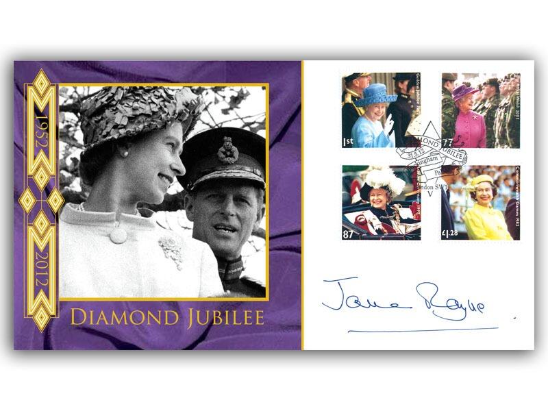 Queen Elizabeth II Diamond Jubilee, signed Lady Jane Rayne