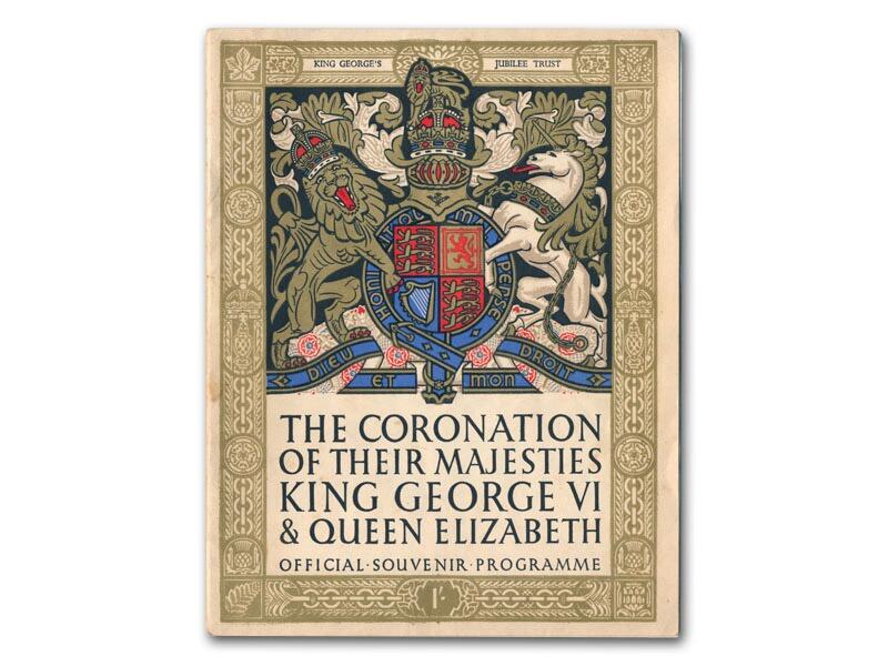 1937 George VI Coronation Programme