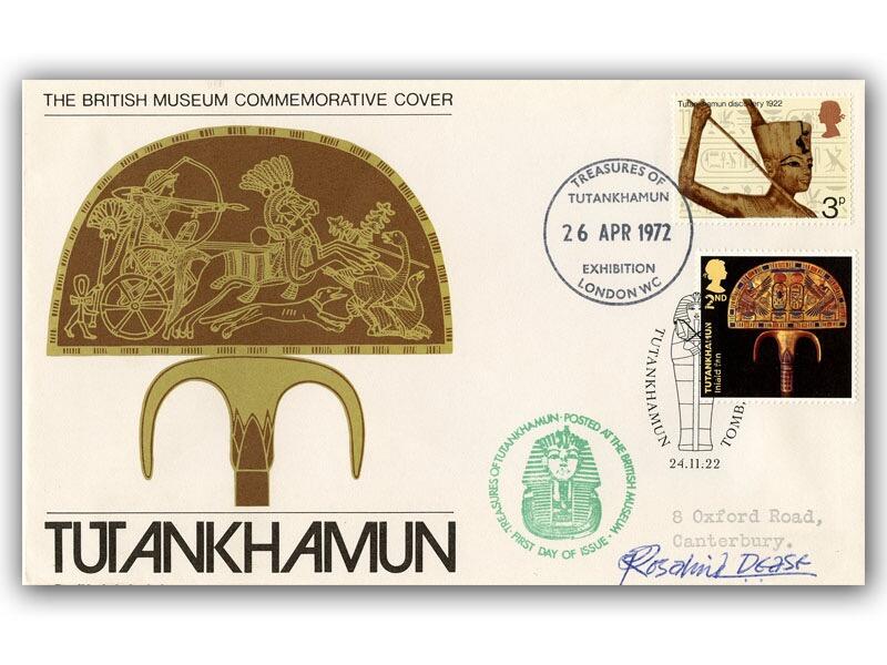 1972 Tutankhamun official, doubled 2022, designer signed