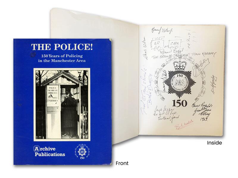 The Great Train Robbery Gang signed Manchester Police book