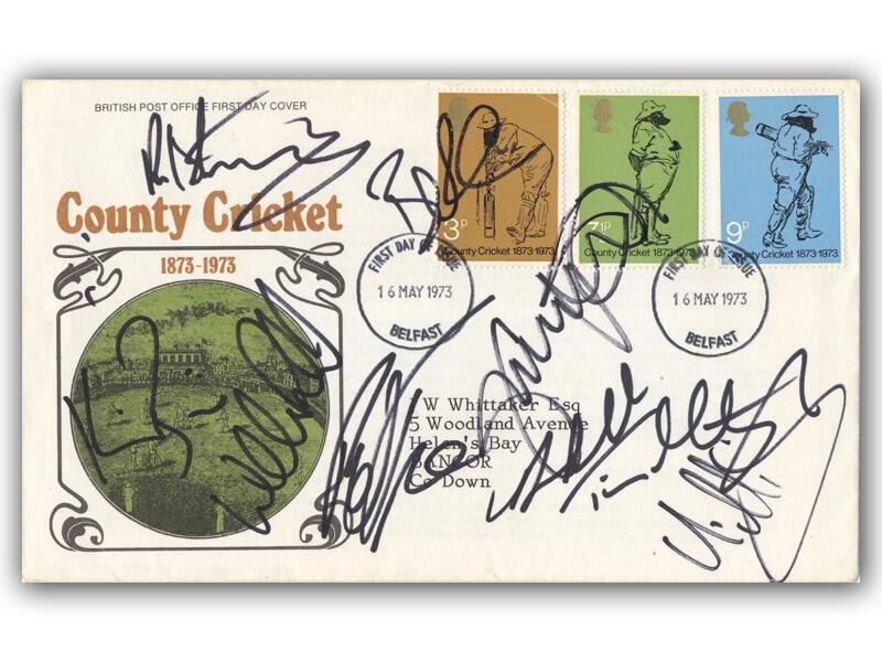 Ireland Cricket Team Signed Cover