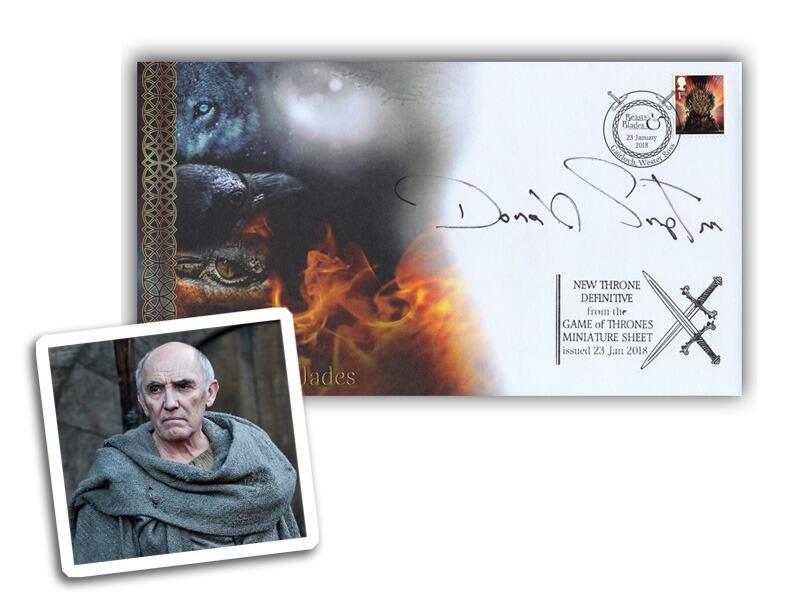 Game of Thrones Definitive, signed Donald Sumpter 'Maester Luwin'