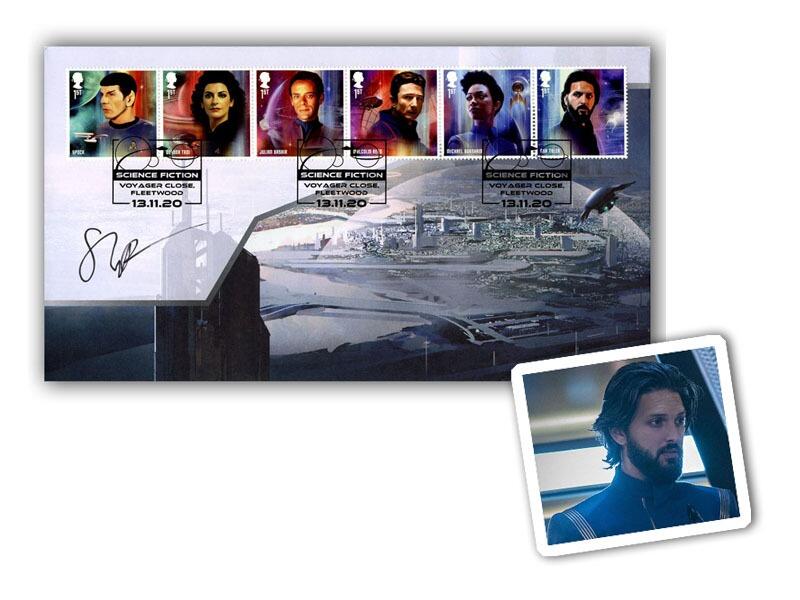 Star Trek Starfleet Crew, signed Shazad Latif
