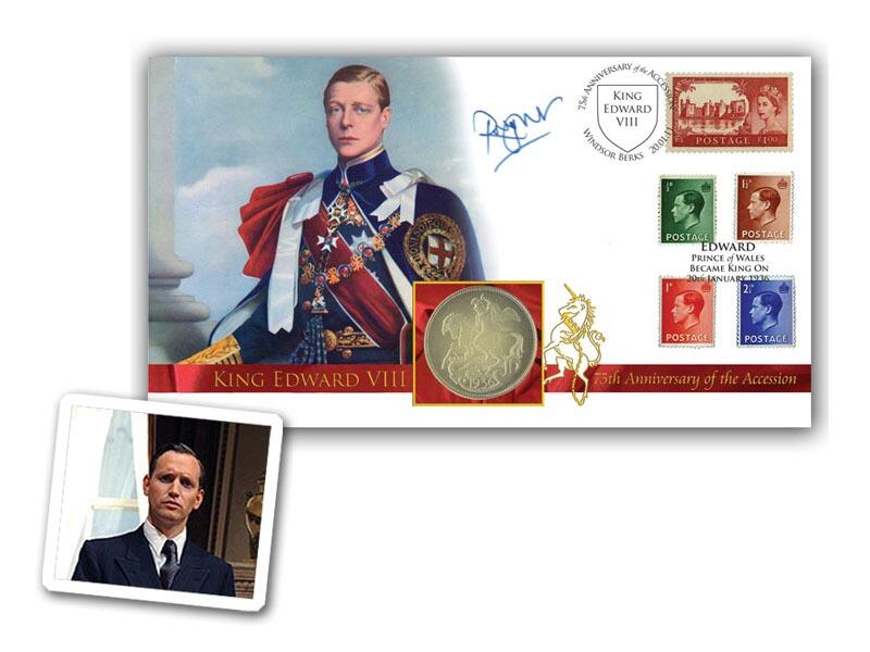 King Edward VIII Accession coin cover, signed Rufus Wright