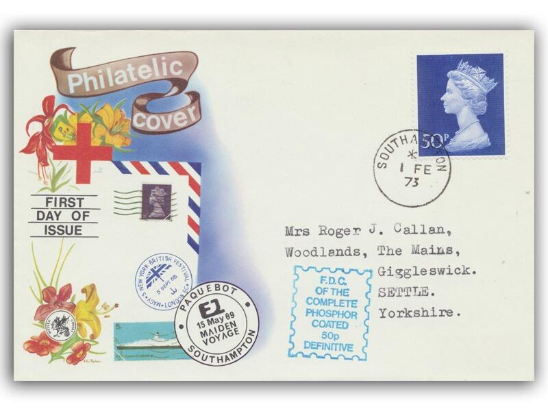 1973 50p Phosphor, Southampton CDS