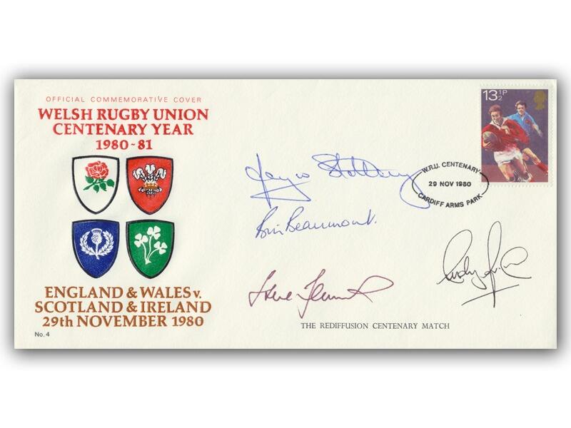 JPR Williams, Bill Beaumont, Andy Irvine & Steve Fenwick