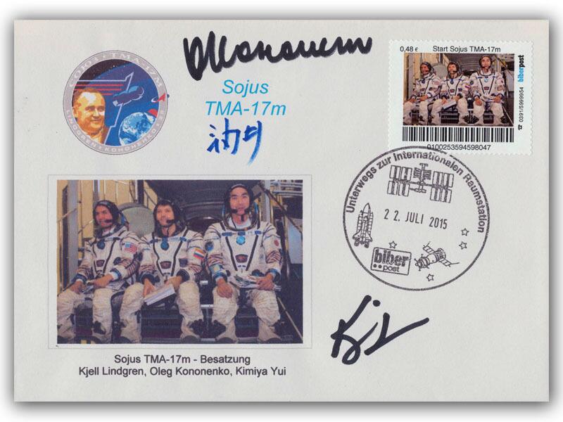 2015 Soyuz TMA-17M Crew Signed