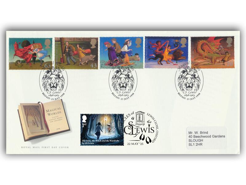 Magical Worlds 1998, Royal Mail. Doubled Narnia 2025