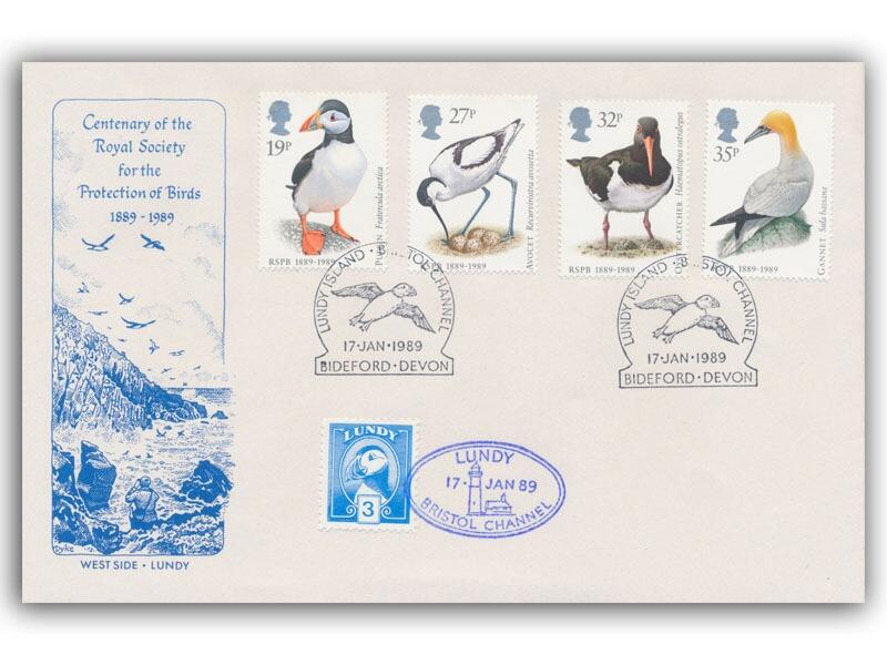 1989 Seabirds, Lundy Island Official
