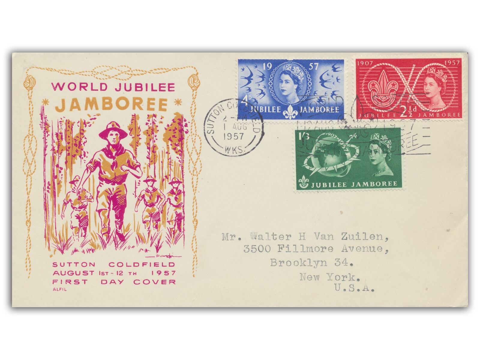 1957 Scouts, Jubilee Jamboree, ALFIL