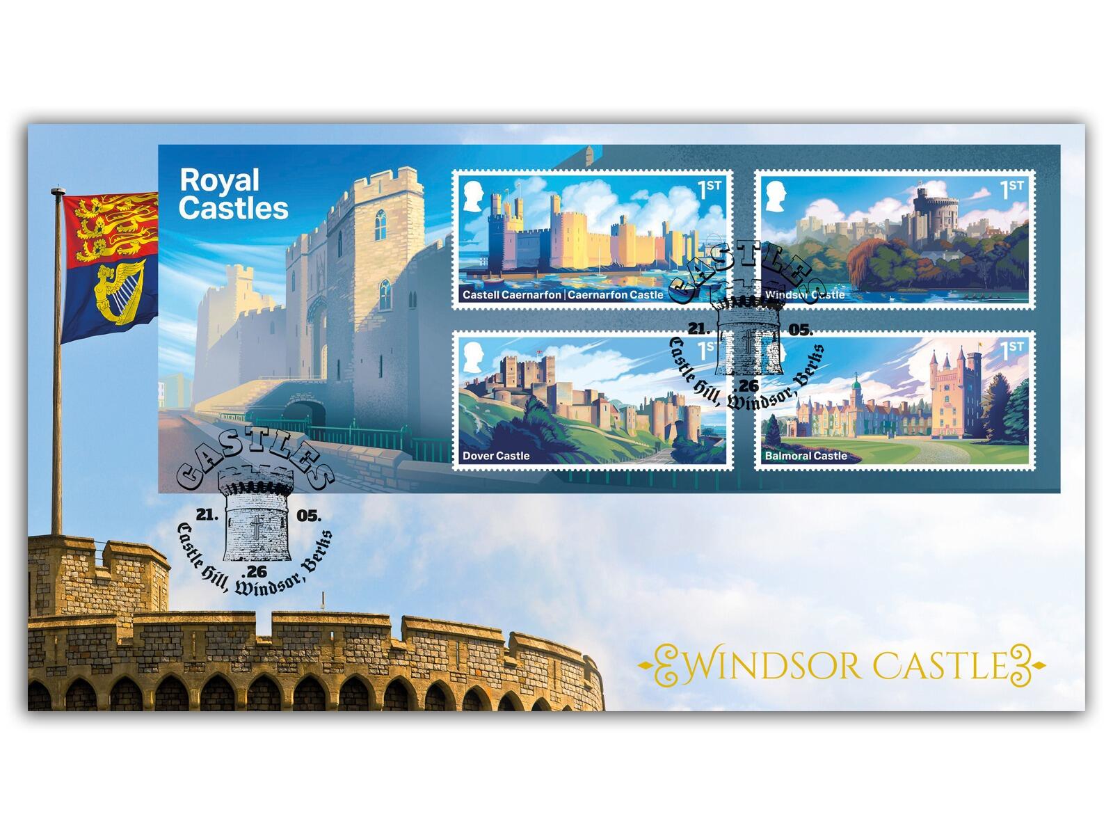 Windsor Castle Stamp Collectible | Miniature Sheet