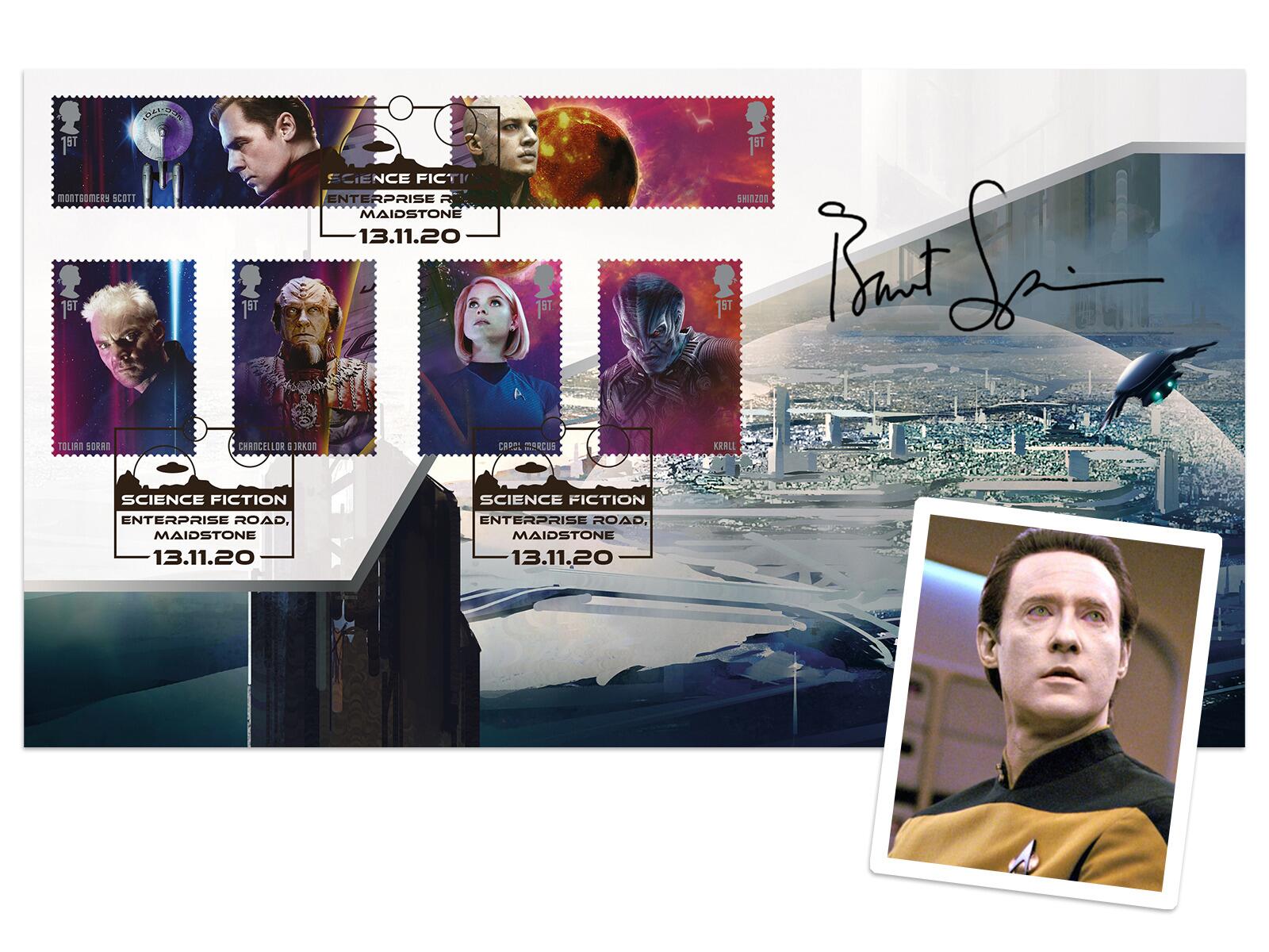Brent Spiner 'Lieutenant Data' Signed Star Trek Collectible