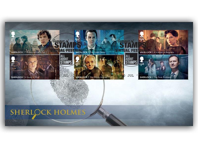 Sherlock First Day Cover Summer of Stamps Official