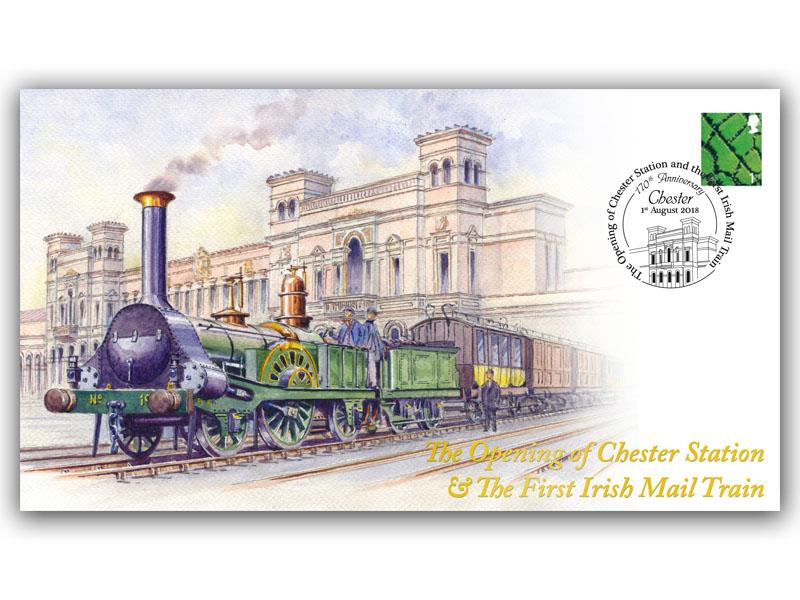 Opening of Chester Station & 1st Irish Mail Train