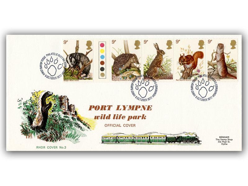 1977 RHDR Wildlife, Edinburgh postmark