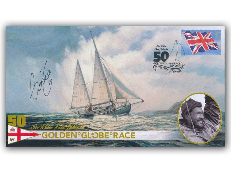 50th Anniversary of the Golden Globe Race, signed by Susie Goodall