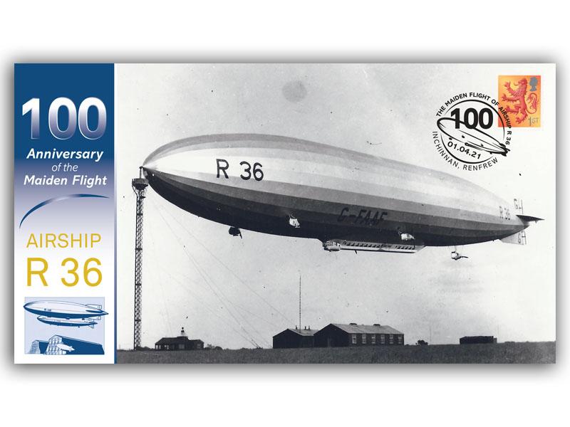 100th Anniversary of the First Flight of Airship R.36
