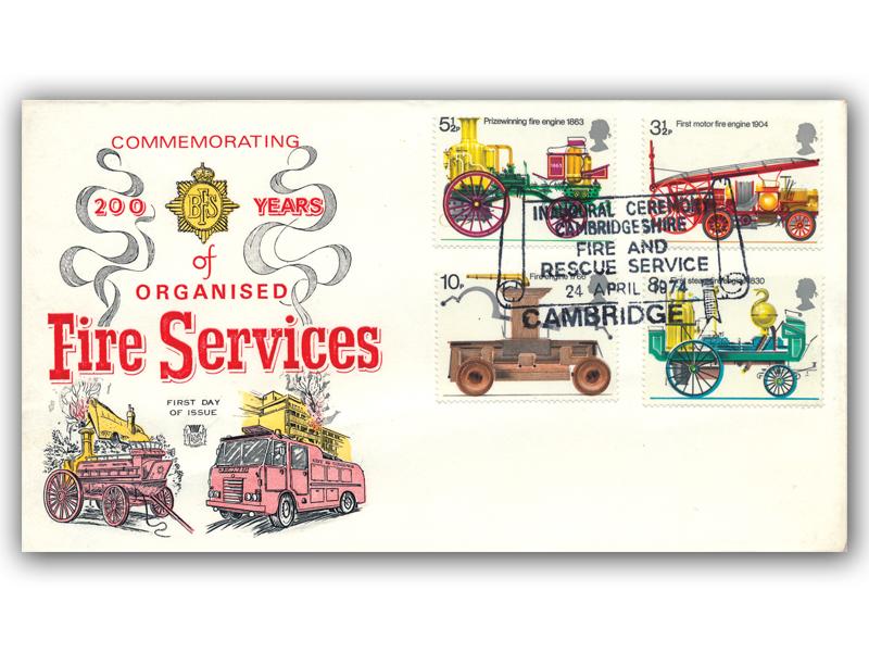 1974 Fire, Cambridgeshire postmark