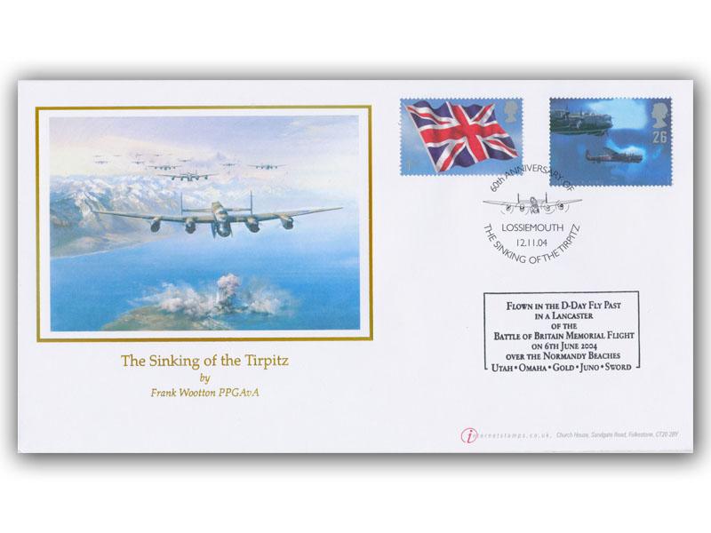 2004 60th Anniversary of the Sinking of the Tirpitz, Lossiemouth, flown
