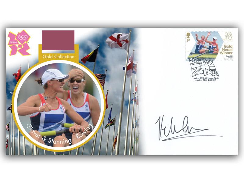 London 2012 Helen Glover & Heather Stanning Signed Rowing Gold Medallists
