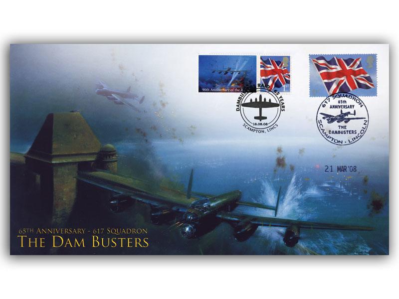 Dam Busters 65th Anniversary, Double Scampton postmarks
