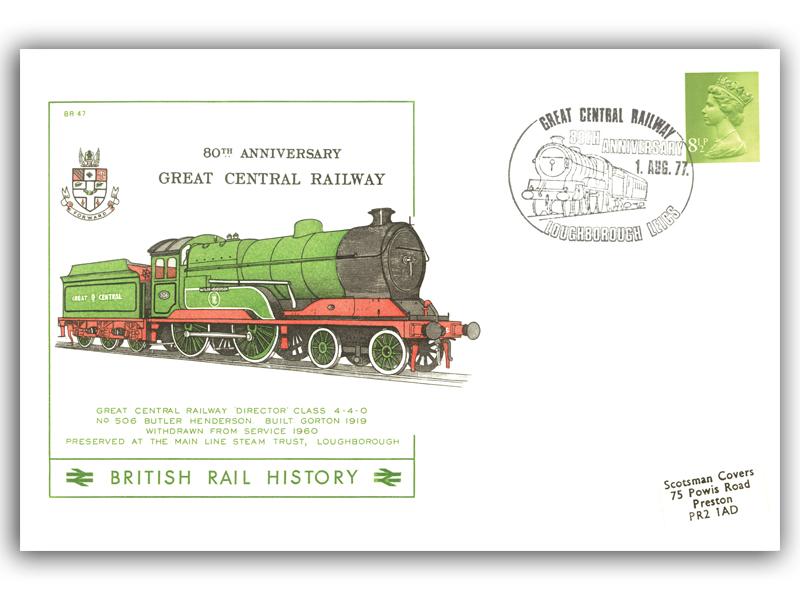 1977 80th Anniversary of the Great Central Railway