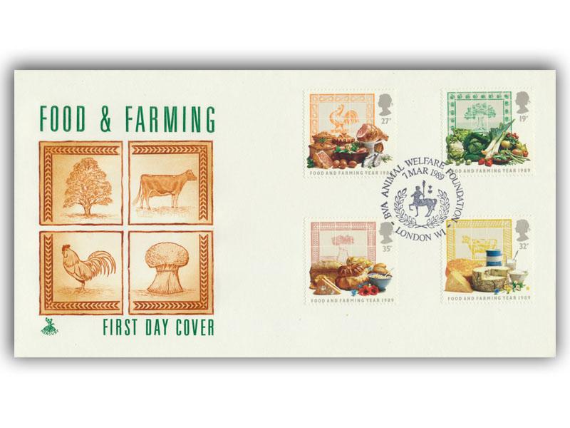 1989 Food & Farming First Day Cover